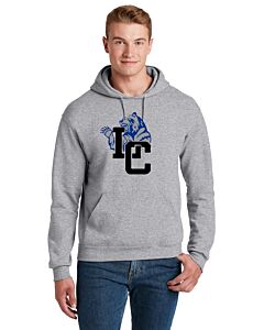 JERZEES® - NuBlend® Pullover Hooded Sweatshirt - La Cueva - DTG - Logo 2-Athletic Heather