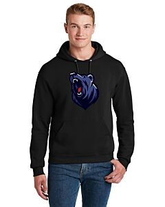 JERZEES® - NuBlend® Pullover Hooded Sweatshirt - La Cueva - DTG - Logo 1-Black