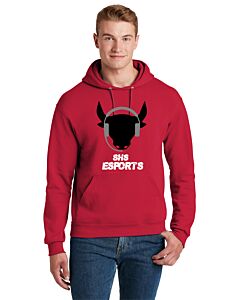JERZEES® - NuBlend® Pullover Hooded Sweatshirt - Sandia High School - DTG-True Red