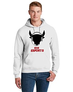 JERZEES® - NuBlend® Pullover Hooded Sweatshirt - Sandia High School - DTG-White