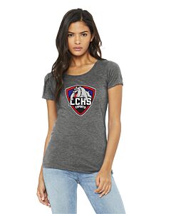 BELLA+CANVAS ® Women’s Triblend Short Sleeve Tee - DTG - Las Cruces Esports Logo 1-Gray Triblend