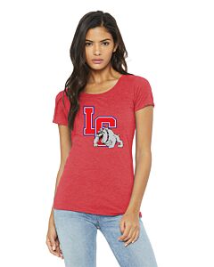BELLA+CANVAS ® Women’s Triblend Short Sleeve Tee - DTG - Las Cruces Esports Logo 2-Red