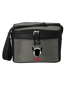 Port Authority® 6-Can Cube Cooler - Embroidery - Sandia High School -Grey/Black