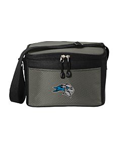 Port Authority® 6-Can Cube Cooler - Embroidery - Del Norte High School-Grey/Black