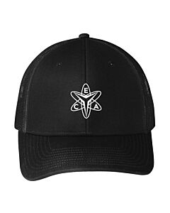 Port Authority® Snapback Trucker Cap - Embroidery - Early College Academy-Black