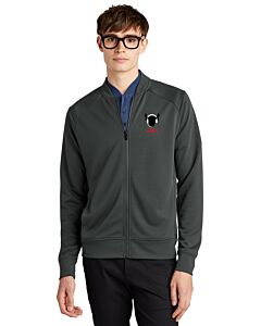 Mercer+Mettle™ Double-Knit Bomber - Sandia High School - Embroidery -Anchor Grey