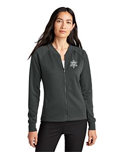 Mercer+Mettle™ Women's Double-Knit Bomber - Early College Academy - Embroidery -Anchor Grey