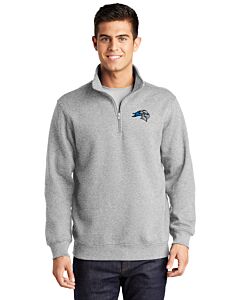 Sport-Tek® 1/4-Zip Sweatshirt - Del Norte High School - Embroidery -Athletic Heather