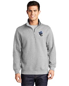Sport-Tek® 1/4-Zip Sweatshirt - La Cueva - Embroidery - Logo 2-Athletic Heather