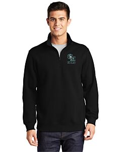 Sport-Tek® 1/4-Zip Sweatshirt - Embroidery - Organ Mountain Esports Logo-Black