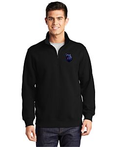 Sport-Tek® 1/4-Zip Sweatshirt - La Cueva - Embroidery - Logo 1-Black