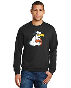 JERZEES® - NuBlend® Crewneck Sweatshirt - Eldorado - Front Imprint