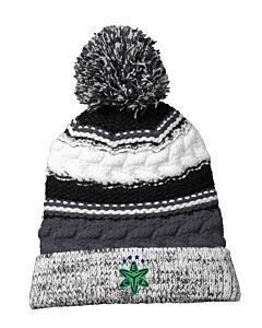 Sport-Tek® Pom Pom Team Beanie - Embroidery - Early College Academy 